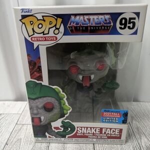 Funko Pop! 95 Masters of the Universe Snake Face Green and Gray Figure